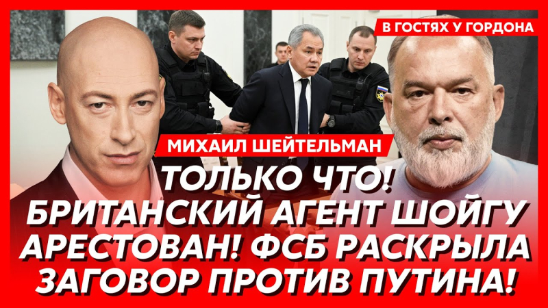 Змови проти Путіна, санкції проти РФ, прогноз закінчення війни. Інтерв'ю Гордона із Шейтельманом. Відео