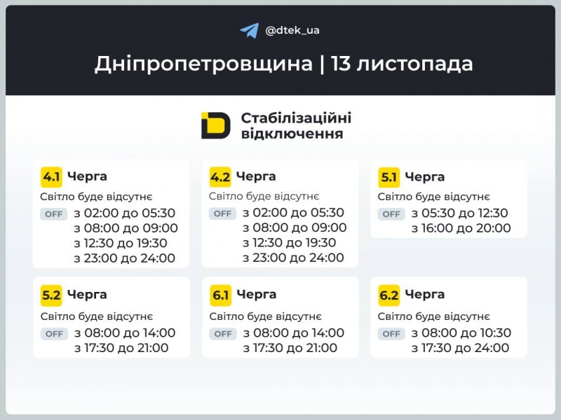 Де і як сьогодні в Україні вимикають світло? Список областей та графіки