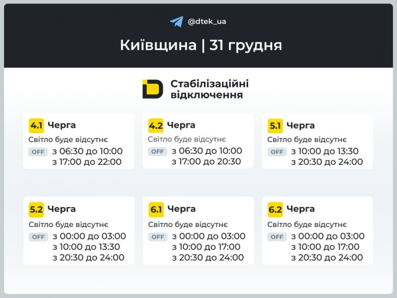 Без світла до 7 годин: де і як сьогодні діятимуть графіки в Україні (список)