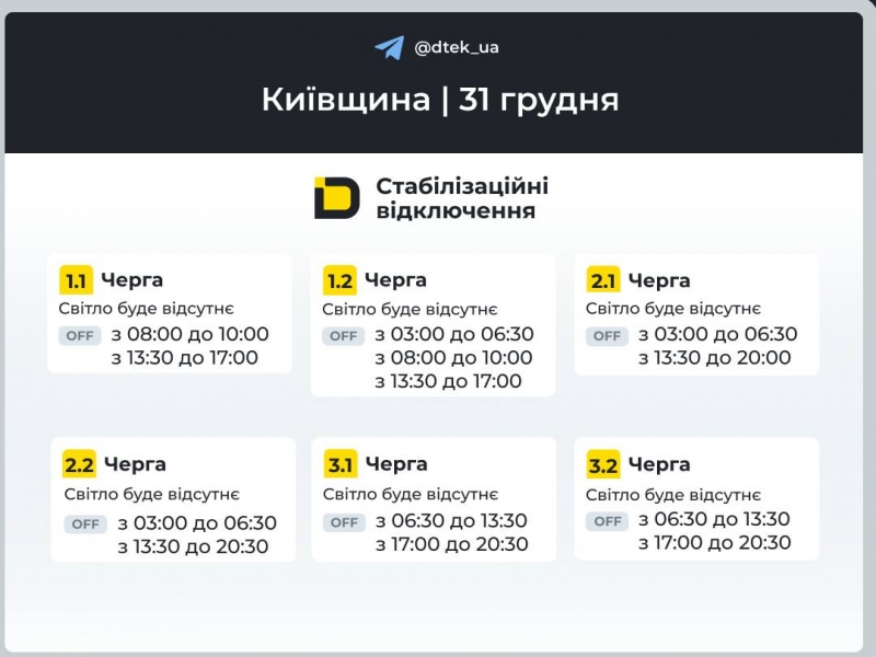 Без світла до 7 годин: де і як сьогодні діятимуть графіки в Україні (список)