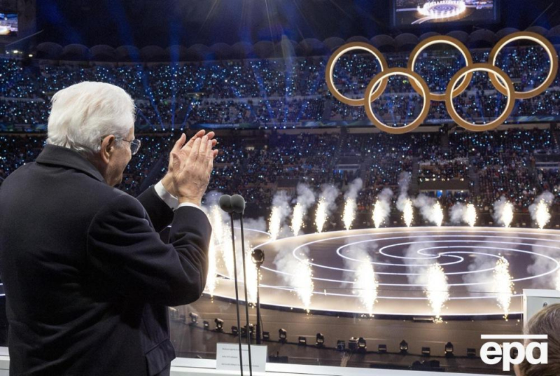 Овації Україні, свист для Венса. Президент Італії оголосив Олімпійські ігри 2026 відкритими. Фото