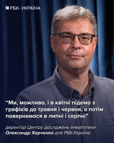 Світло за графіками до 2031 року? Реалістичний прогноз від Олександра Харченка