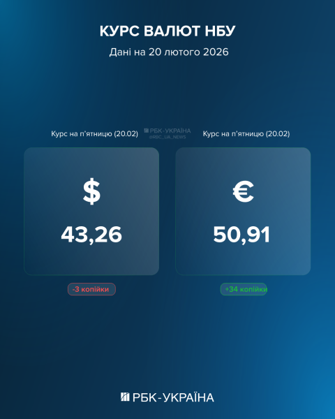 Євро різко падає, долар стабільний: курс на 20 лютого та на що впливають валютні стрибки