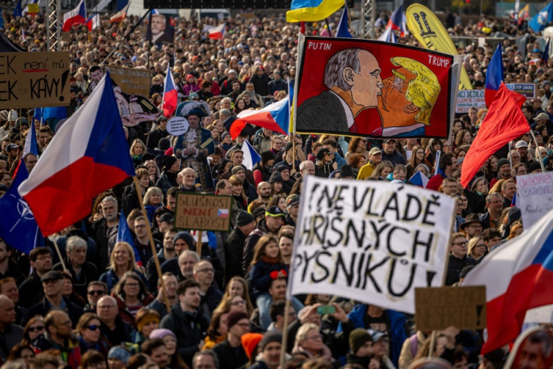 У Чехії відбулася масова демонстрація проти політики прем'єра Бабіша. Фото