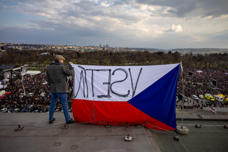 У Чехії відбулася масова демонстрація проти політики прем'єра Бабіша. Фото