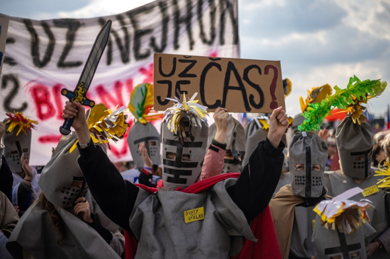 У Чехії відбулася масова демонстрація проти політики прем'єра Бабіша. Фото