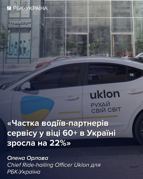 Частка водіїв віком 60+ в Україні зросла на 22%: інтерв'ю з Uklon